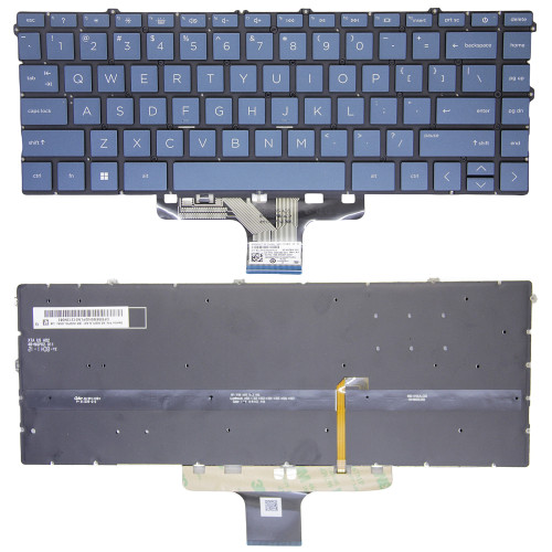 HP Envy x360 15-EW, 15-EY, 15Z-EY blue backlit US keyboard HP Envy x360 15-EW, 15-EY, 15Z-EY blue backlit US keyboard