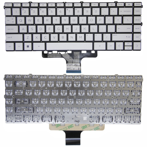 HP Envy x360 15-EW, 15-EY, 15Z-EY silver US keyboard HP Envy x360 15-EW, 15-EY, 15Z-EY silver US keyboard