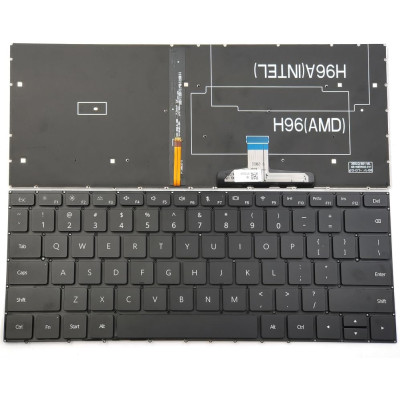 Huawei MateBook 13 KPL-W00 VLR-W19 W19P W19L KPR-W19 W29 KPRC-W10L WRT-W19 WRT-W29 VLT-W50 HN-W19L HN-W19R backlit US keyboard